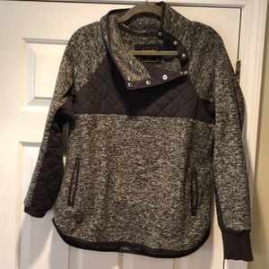 Abercrombie Asymmetrical Snap-Up Fleece